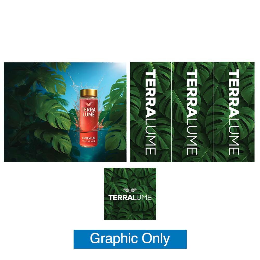 Showbird 65 10 x 10 Configuration H — Single Sided Graphic Only Backlit
